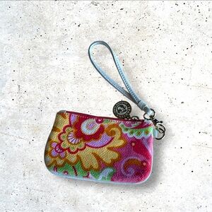 Spartina Floral Wristlet Pouch